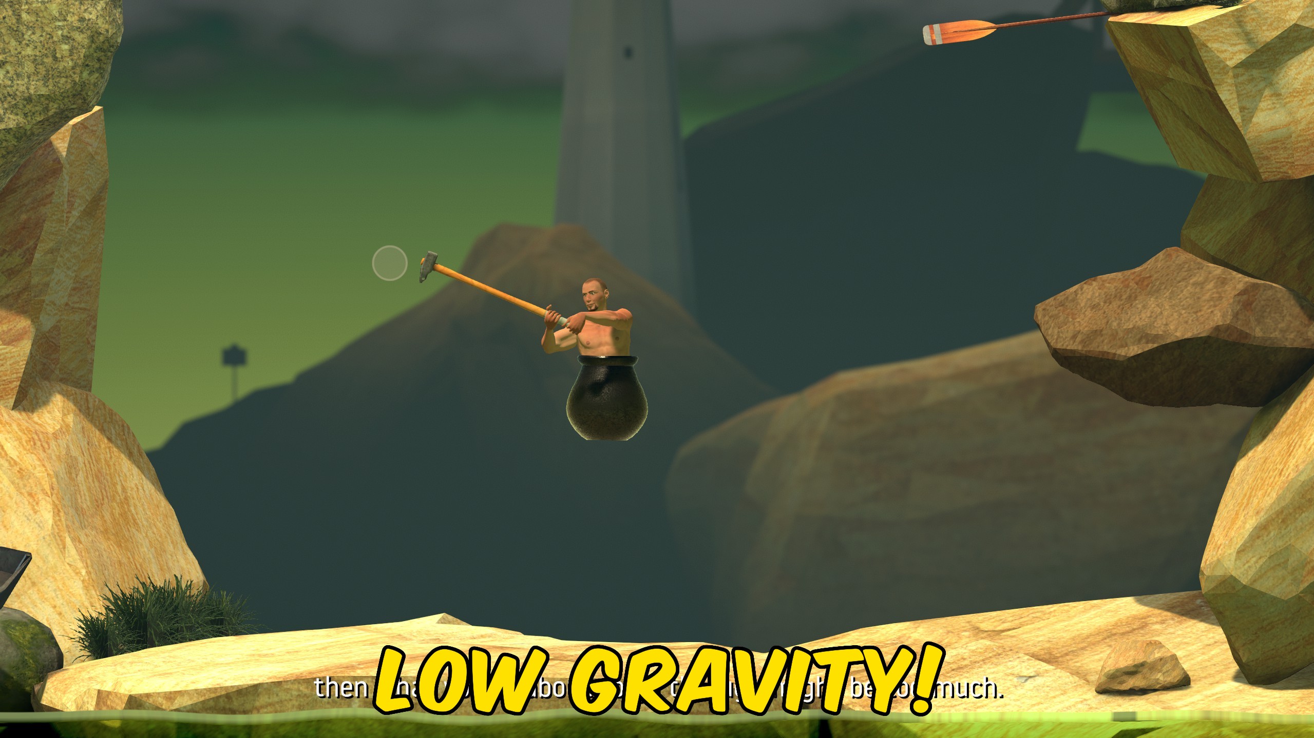 Getting Over It with Bennett Foddy — Gravity (screenshot 2)